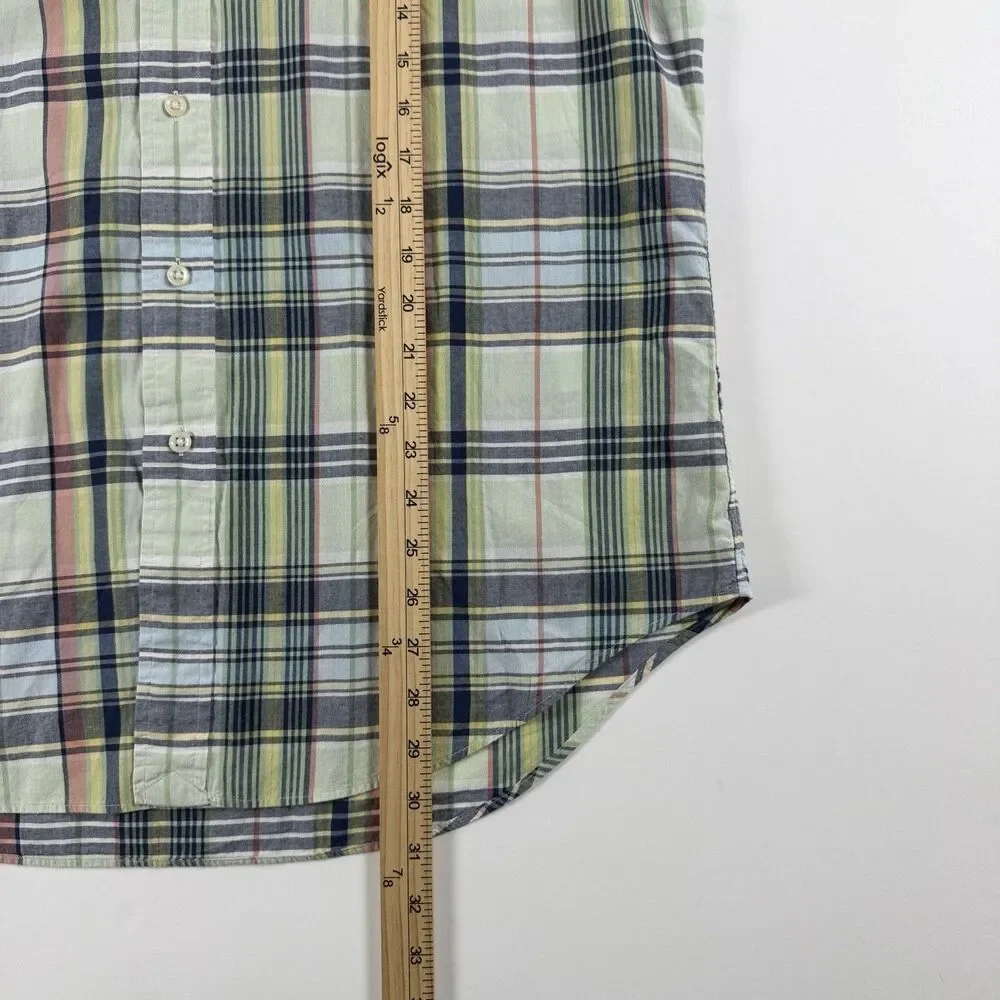 Polo Ralph Lauren Boys L 14-16 Classic Fit Plaid Short Sleeve Shirt